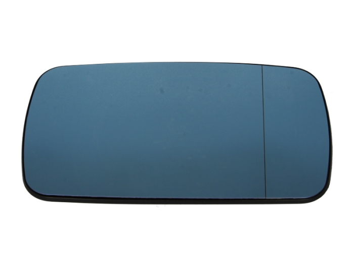 Sticla oglinda laterala Dreapta asferice, albastru potrivit BMW 3 E36, 3 E46, 5 E34, 7 E32 03.85-05.05