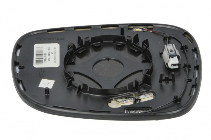 Sticla oglinda laterala Dreapta (asferice, incalzita, crom) potrivit BMW X3 (E83) 07.05-12.11 -12.10 [2]