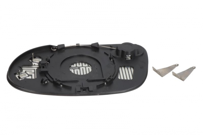 Sticla oglinda laterala Dreapta (asferice, incalzita, crom) potrivit MERCEDES A (W168), CLK (A208), CLK (C208), SLK (R170) 09.96-08.04 -08.04 [2]