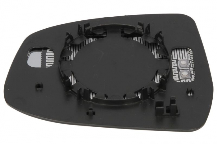 Sticla oglinda laterala Dreapta convexa, incalzita, crom potrivit FORD FOCUS II, FOCUS III, MONDEO IV dupa 2004 [2]