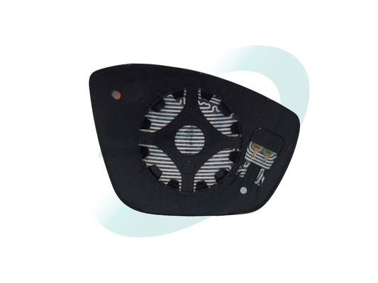 Sticla oglinda laterala Stanga potrivita PEUGEOT 208 I 2012-2019 (convexa, incalzita) [2]