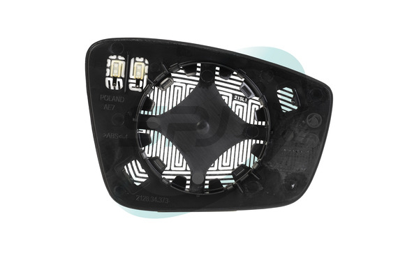 Sticla oglinda laterala Dreapta potrivita SEAT TOLEDO IV KG3; SKODA FABIA III, RAPID 2012-2022 (convexa, incalzita) [2]