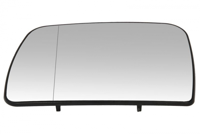 Sticla oglinda laterala Stanga asferice, incalzita, crom potrivit BMW X5 E53 2000-2006