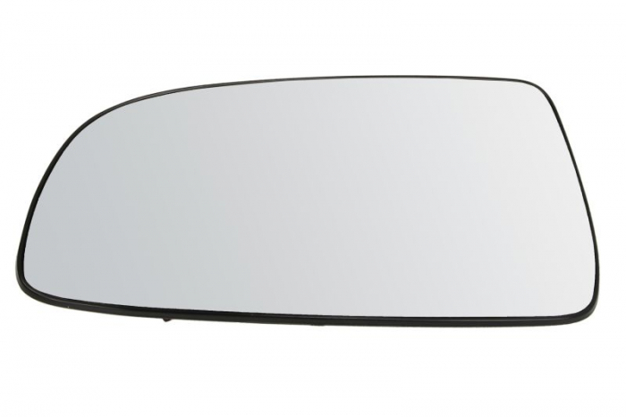 Sticla oglinda laterala Stanga (convexa, crom) potrivita CHEVROLET AVEO KALOS 01.04-