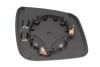 Sticla oglinda stanga potrivit MERCEDES Clasa A W169, B W245 2008-2012 - asferic, incalzita, crom [3]