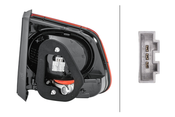 Stop Dreapta (partea interioara, W5W) potrivit VW TIGUAN 09.07-07.18 [4]