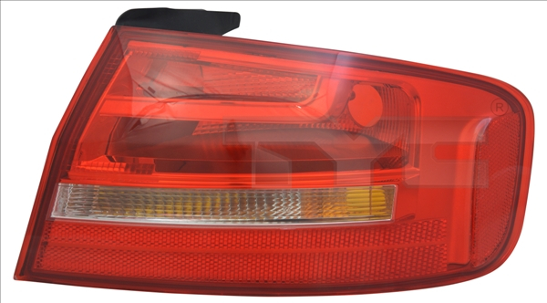 Stop lampa spate Dreapta exterior, P21W, culoare semnalizator alb, culoare sticla rosu potrivit AUDI A4 B8 Sedan 2011-2016 [2]