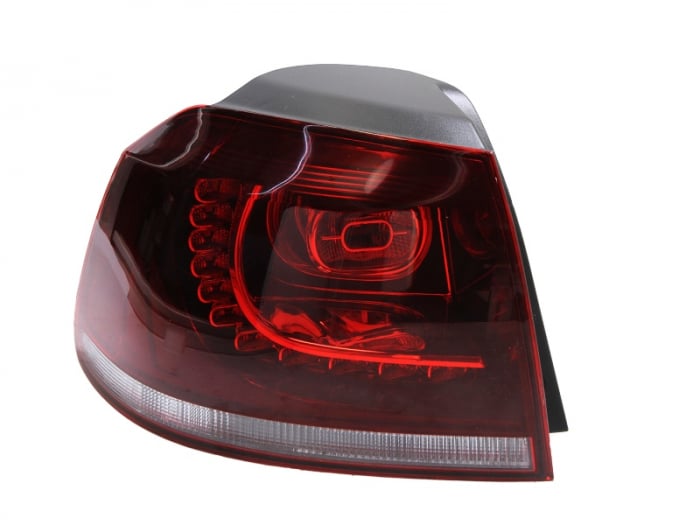 Stop lampa spate stanga exterior culoare semnalizator alb, culoare sticla rosu VW GOLF 6 VI Hatchback intre 2008-2013