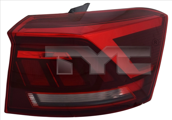 Stop lampa spate Stanga exterior, LED, culoare sticla rosu potrivit VW T-ROC 2017-2022 [2]