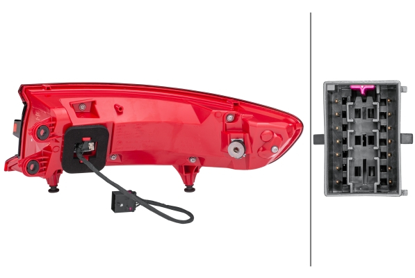 Stop lampa spate stanga exterior LED, lumini marsalier PORSCHE MACAN 95B Off-road dupa 2014 [2]