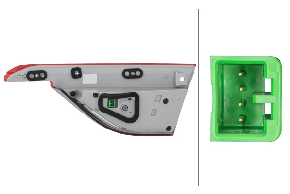 Stop lampa spate stanga (interior, LED) potrivit JAGUAR XF II 2.0-3.0D 05.15- [2]