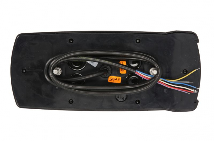 Stop spate dreapta CARMEN (LED, 12/24V, cu intermitent, cu far de ceață, lumina de marșarier, cu stop, lumină de parcare, reflector, rosu ) [2]