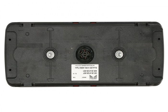 Stop spate dreapta ECOLED II (LED, 10/30V, cu intermitent, cu far de ceata, marsarier, cu stop, lumina de parcare, reflector triunghiular, indicator dinamic, conector: ASS2 7PIN) [2]