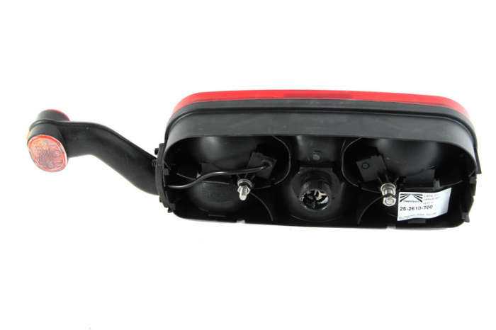 Stop spate dreapta ECOPOINT I (LED, 24V, cu stop, lumina de parcare, reflector triunghiular, cu lampă cu braț prelungitor, LED lumini pozitie) [2]