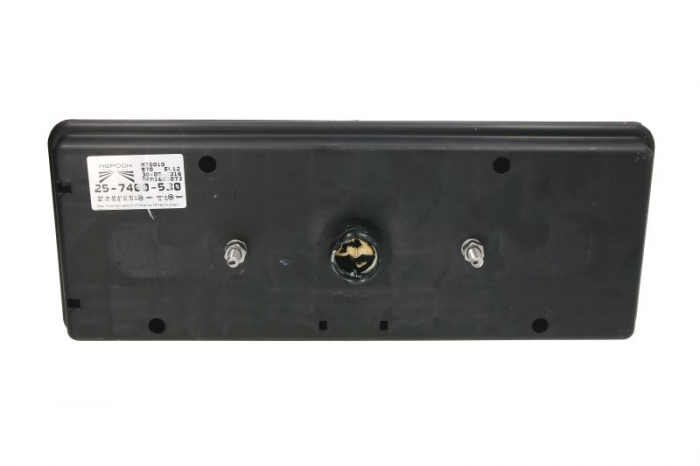 Stop spate dreapta EUROPOINT III (LED, 12V, cu intermitent, cu far de ceață, lumina de marșarier, cu stop, lumină de parcare, reflector triunghiular conector: ASS2.1 7PIN) [2]