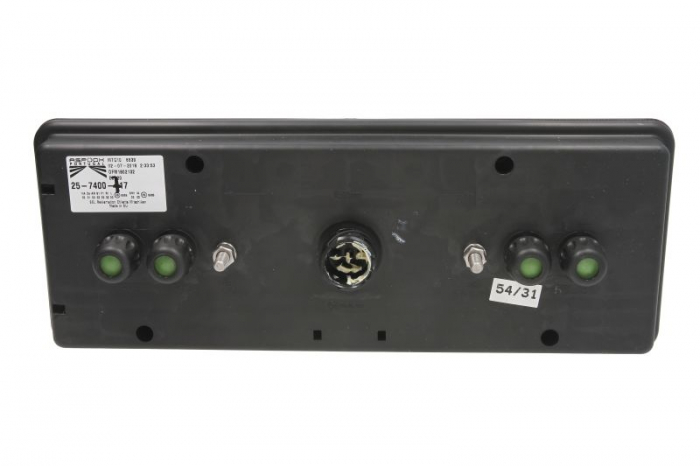 Stop spate dreapta EUROPOINT III (LED, 24V, cu intermitent, cu far de ceata, marsarier, cu stop, lumina de parcare, reflector triunghiular, conector: 4x 2PIN/ASS2 7PIN) [2]