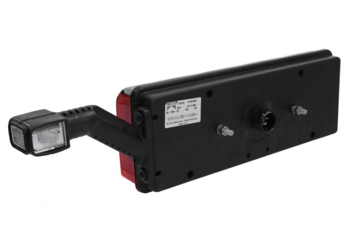 Stop spate dreapta EUROPOINT III (LED, 24V, cu intermitent, cu far de ceață, marșarier, cu stop, lumină de parcare, reflector triunghiular, cu lampă cu braț prelungitor, conector: ASS2.1 7PIN) [3]