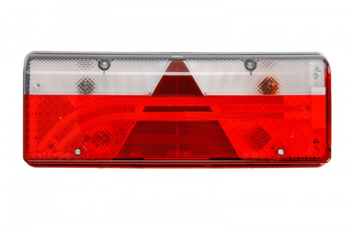 Stop spate dreapta EUROPOINT III (LED, 24V, reflector triunghiular conector: 4x 2PIN ASS2 7PIN)
