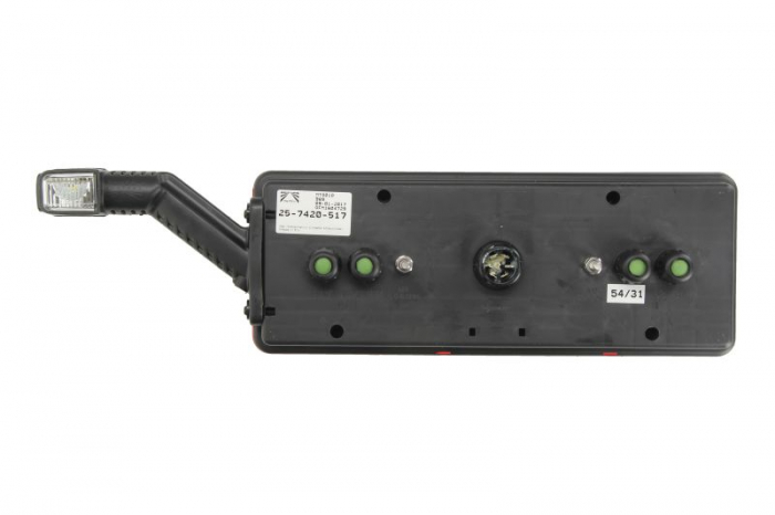 Stop spate dreapta EUROPOINT III (LED, 24V, reflector triunghiular, cu lampă cu braț prelungitor, conector: 4x 2PIN/ASS2 7PIN) [2]