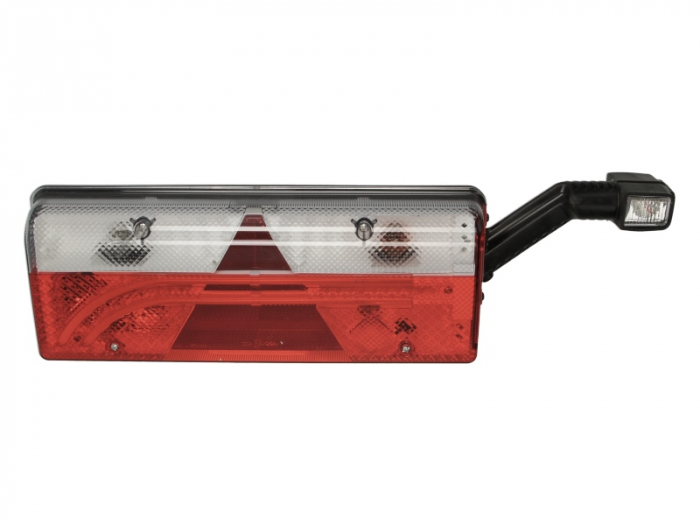 Stop spate dreapta EUROPOINT III (LED, 24V, reflector triunghiular, cu lampa cu brat prelungitor, conector: ASS2.1 7PIN)