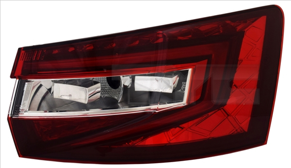 Stop spate dreapta (exterior, LED, culoare sticla fumuriu, Crystal tip) potrivit SKODA SUPERB III Station wagon 03.15-05.19