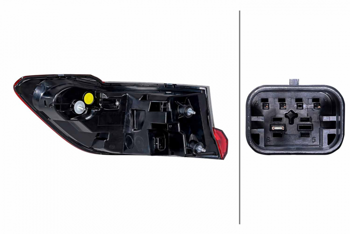 Stop spate dreapta (exterior, LED, culoare sticla fumuriu) potrivit BMW 3 G20, G21 10.18- [2]