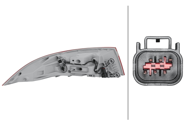 Stop spate dreapta (exterior, LED) potrivit JAGUAR XF II, XF SPORTBRAKE 05.15- [4]