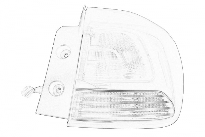 Stop spate Dreapta (extern) potrivit KIA RIO II, RIO III, RIO IV 03.05-