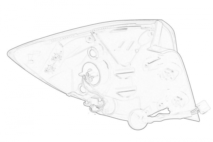 Stop spate Dreapta (extern) potrivit KIA RIO II, RIO III, RIO IV 03.05- [2]