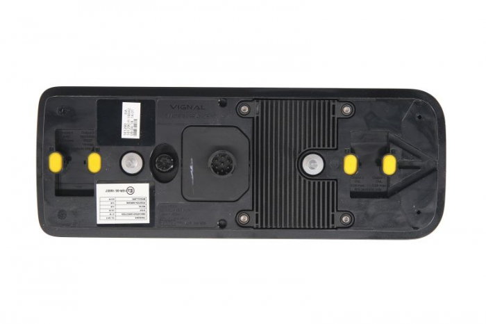 Stop spate dreapta LC12T (LED, 24V, cu intermitent, cu far ceață, lumina de marșarier, cu stop, lumină de parcare, reflector triunghiular) potrivit SCHMITZ [2]