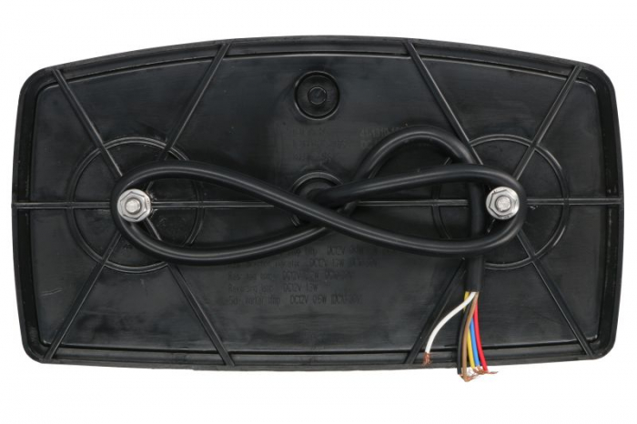 Stop spate dreapta (LED, 10/30V, cu intermitent, cu far de ceață, lumina de marșarier, cu stop, lumină de parcare, reflector triunghiular, lungime cablu: 0,5m) potrivit SCANIA [2]