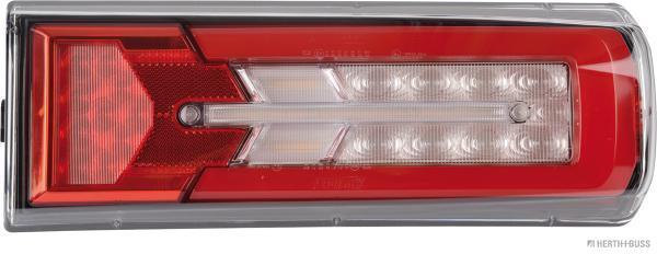 Stop spate dreapta potrivit MERCEDES ACTROS MP4 / MP5, ANTOS dupa 2000 (LED, 24V, cu intermitent, cu far de ceață, lumina de marșarier, cu stop, lumină de parcare, cu iluminare placuta, reflector) [3]