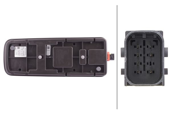 Stop spate dreapta (LED, 24V, cu intermitent, cu far de ceață, lumina de marșarier, cu stop, lumină de parcare ) potrivit DAF CF, LF, XF 106 10.12- [4]