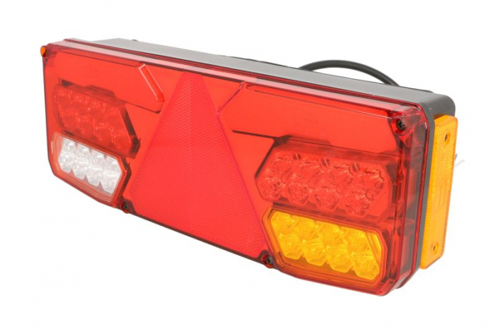 Stop spate dreapta (LED, 24V, cu intermitent, cu far de ceață, lumina de marșarier, cu stop, lumină de parcare, reflector triunghiular, cu un rezistor de sarcină indicator; cu sarcina la lumina de fra [2]