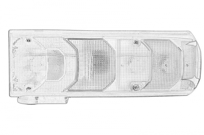 Stop spate dreapta (LED) potrivit MERCEDES