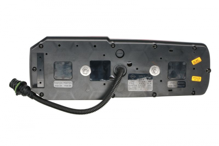 Stop spate dreapta MAVIC (LED, 12/24V, cu intermitent, cu far ceață, lumina de marșarier, cu stop, lumină de parcare, reflector, lungime cablu: 0,5m, conector: AMP 7PIN Bayonet) [2]