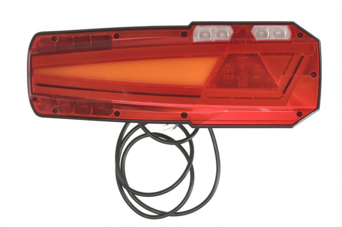 Stop spate dreapta MAVIC (LED, 12 24V, cu intermitent, cu far ceata, lumina de marsarier, cu stop, lumina de parcare, reflector, lungime cablu: 1,5m)