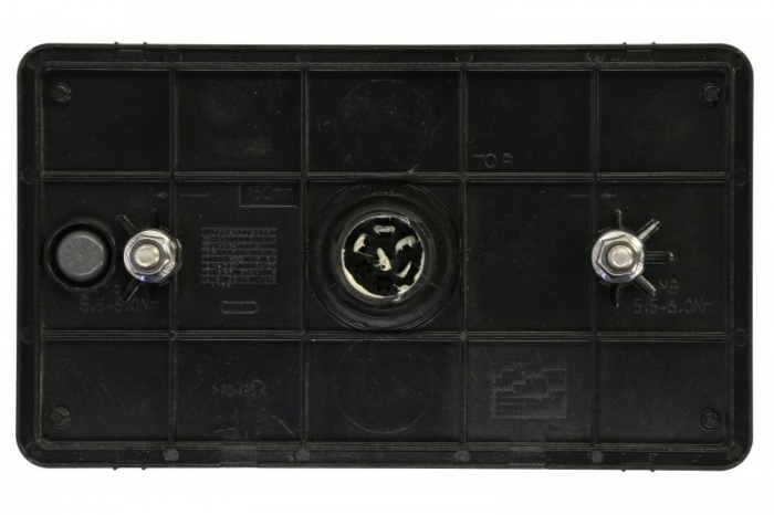 Stop spate dreapta MULTI LED (LED, 12V, cu intermitent, lumina de marșarier, cu stop, lumina de parcare, reflector triunghiular, conector: ASS2 7PIN) [2]