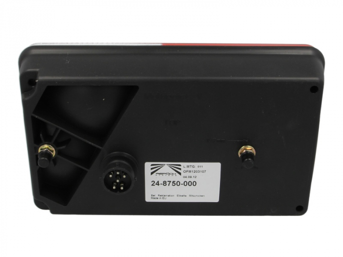 Stop spate dreapta MULTIPOINT V (P21/5W/P21W/PY21W/R10W, 12V, cu intermitent, cu far de ceata, marsarier, cu stop, lumina de parcare, reflector triunghiular, conector: 8PIN) [2]