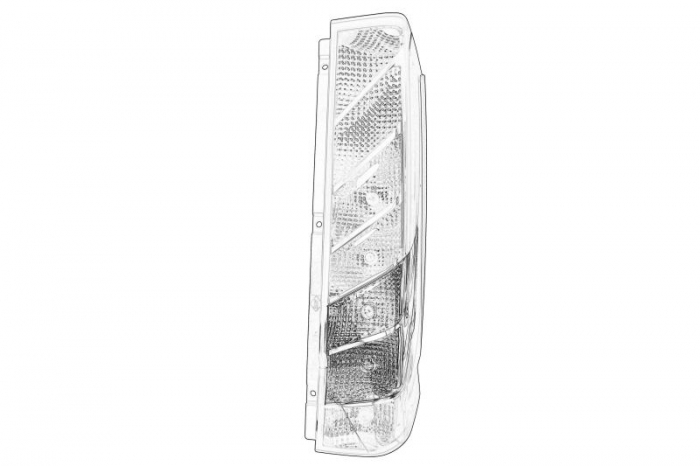 Stop spate dreapta potrivit IVECO DAILY VI 03.14-