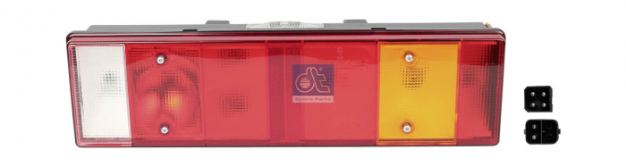 Stop spate stanga (24V, cu iluminare placuta, reflector conector: 6PIN) potrivit VOLVO FH12, FH16, FL10, FL12 09.85- [4]