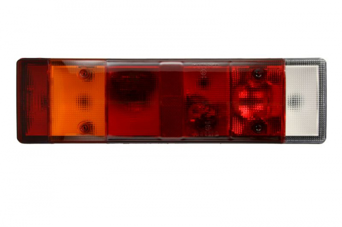 Stop spate stanga (24V, cu iluminare placuta, reflector conector: Rear AMP 7PIN Bayonet) potrivit MAN E2000, F2000, L2000 06.93-