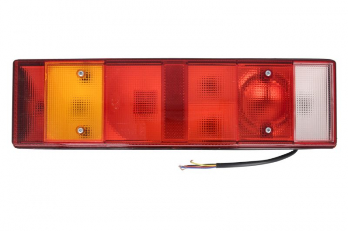 Stop spate stanga (24V, cu intermitent, cu far ceata, lumina de marsarier, cu stop, lumina de parcare, cu iluminare placuta ) potrivit SCANIA 3 01.88-12.96