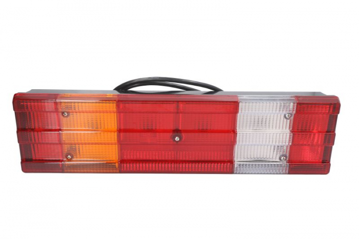 Stop spate stanga (24V, cu intermitent, cu far de ceata, lumina de marsarier, cu stop, lumina de parcare, cu iluminare placuta, lungime cablu: 1,2m) potrivit MERCEDES MK 07.87-09.96