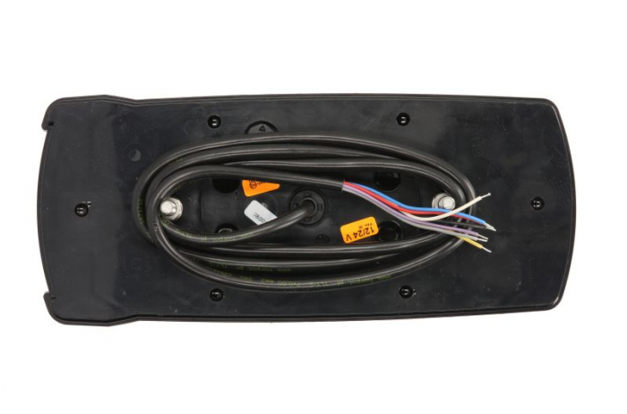 Stop spate stanga CARMEN (LED, 12/24V, cu intermitent, cu far ceață, lumina de marșarier, cu stop, lumină de parcare, reflector, alb ) [2]