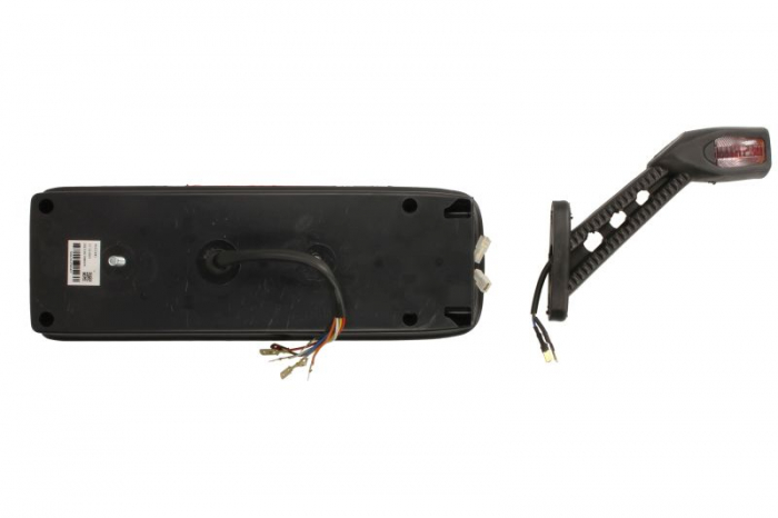 Stop spate stanga (cu intermitent, cu far de ceață, lumina de marșarier, cu stop, lumină de parcare, reflector triunghiular, cu lampă cu braț prelungitor) potrivit KOGEL; SCHMITZ [2]