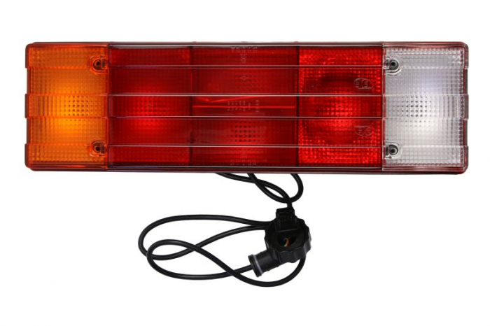 Stop spate stanga dreapta (24V, cu intermitent, cu far de ceata, lumina de marsarier, cu stop, lumina de parcare, fara proiector; cu fire) potrivit KOGEL; SCHMITZ