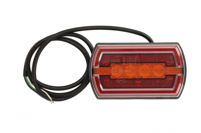 Stop spate stanga dreapta CLEO (12 24V, cu intermitent, cu stop, lumina de parcare)