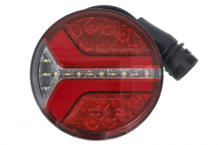Stop spate stanga dreapta ECOrotund (LED, 12 24V, cu lumina de ceata, lumina de marsarier, lumina parcare, fara proiector, lungime cablu: 0,3m, surub, conector: ASS2 2PIN ASS2 7PIN)