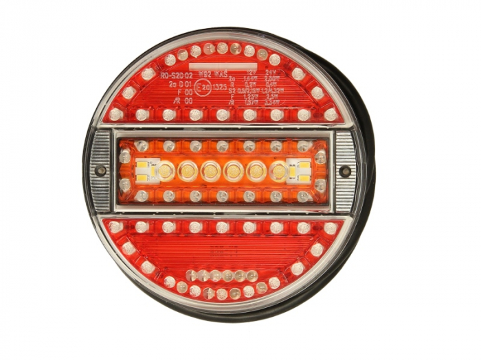Stop spate stanga dreapta (LED, 12 24V, cu intermitent, cu far de ceata, lumina de marsarier, cu stop, lumina de parcare, fara proiector, lungime cablu: 0,2m)